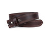 Fontana Leather Belt - Walnut Brown - Aaron Leather Goods