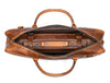 Tuscania Leather Knife Roll & Bag Combo - Caramel Brown - Aaron Leather Goods