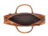 Tuscania Leather Knife Roll & Bag Combo - Caramel Brown - Aaron Leather Goods