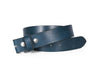 Irving Leather Belt - Blue - Aaron Leather Goods