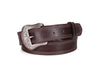 Fontana Leather Belt - Walnut Brown - Aaron Leather Goods