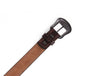 Fontana Leather Belt - Walnut Brown - Aaron Leather Goods