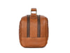 Tan Leather Dopp Kit – Dual Zipper Travel Bag - Aaron Leather Goods