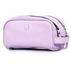 Amethyst Glow Leather Toiletry Bag - Lavender - Aaron Leather Goods