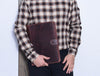 Burgos Leather Organizer - Walnut Brown - Aaron Leather Goods