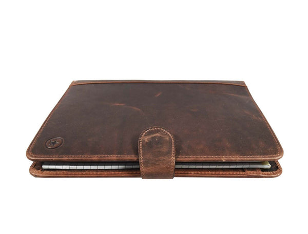 Burgos Leather Organizer - Walnut Brown - Aaron Leather Goods