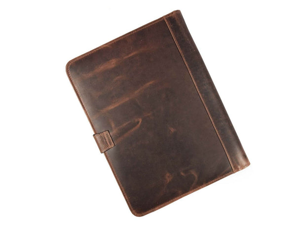 Burgos Leather Organizer - Walnut Brown - Aaron Leather Goods