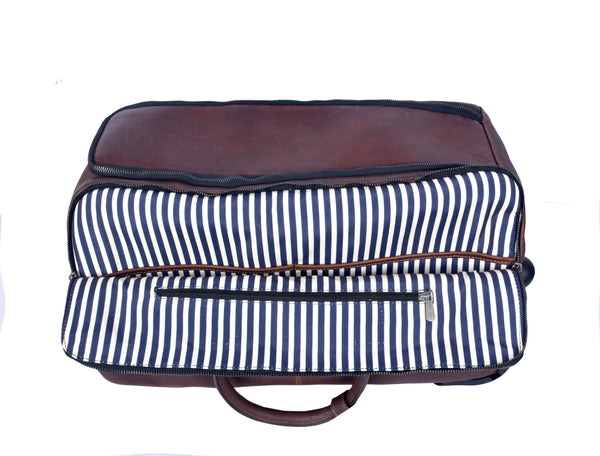 TerraCraft Leather Trolley Bag - Multicolor - Aaron Leather Goods
