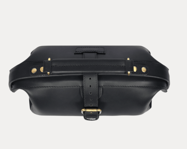 Premium Saddle Leather Toiletry Bag - Aaron Leather Goods