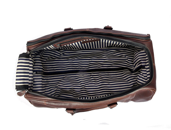 TerraCraft Leather Trolley Bag - Multicolor - Aaron Leather Goods