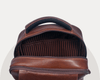 Premium Full - Grain Brown Leather Laptop Backpack – Stylish & Durable Travel Companion - Aaron Leather Goods