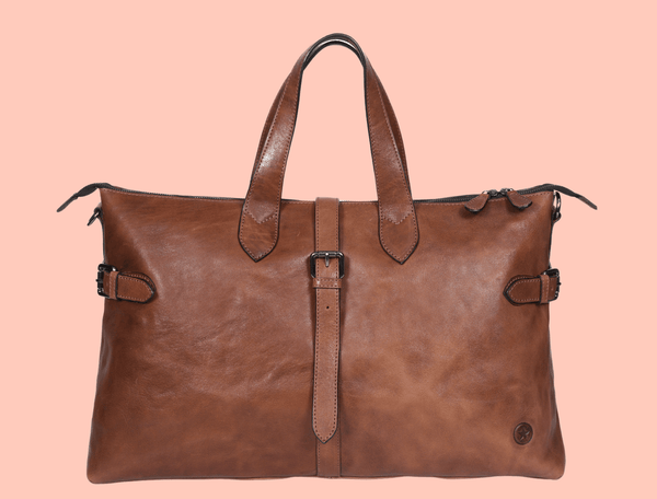 Venture Leather Duffle Bag - Aaron Leather Goods