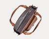 Vintage Leather Satchel Tote with Crossbody Strap - Aaron Leather Goods