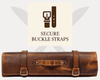 Premium Leather Knife Roll for Chefs – Travel Durable Bag - Aaron Leather Goods