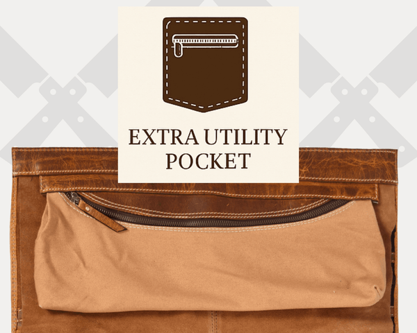 Premium Leather Knife Roll for Chefs – Travel Durable Bag - Aaron Leather Goods