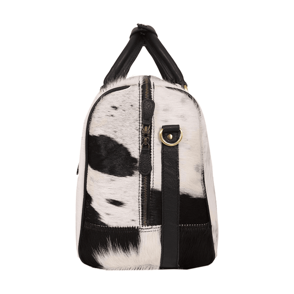 Leather Hairon Travel Duffel for Men & Women | Aaron Leather Goods - Aaron Leather Goods
