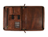 Vittoria Leather Organizer - Chestnut - Aaron Leather Goods