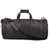 Cordoba Leather Barrel Bag - Raven Black - Aaron Leather Goods
