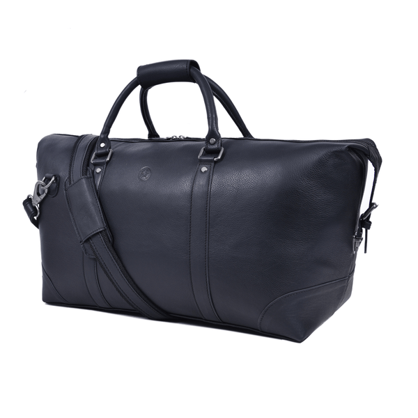Premium Full - Grain Leather Travel Duffle Bag – 20" Weekender for Men & Women - Aaron Leather Goods