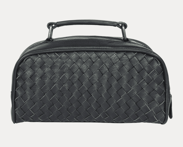 Atria Upcycled Leather Toiletry Bag - Aaron Leather Goods