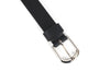Zynkora Leather Suede Belt - Black - Aaron Leather Goods