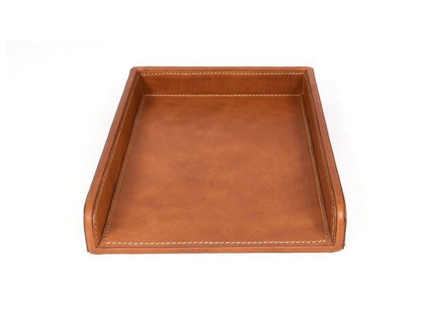 Morefo Leather Letter Tray - Multicolor - Aaron Leather Goods