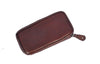 Leather Zipper Pen Case - Aaron Leather Goods