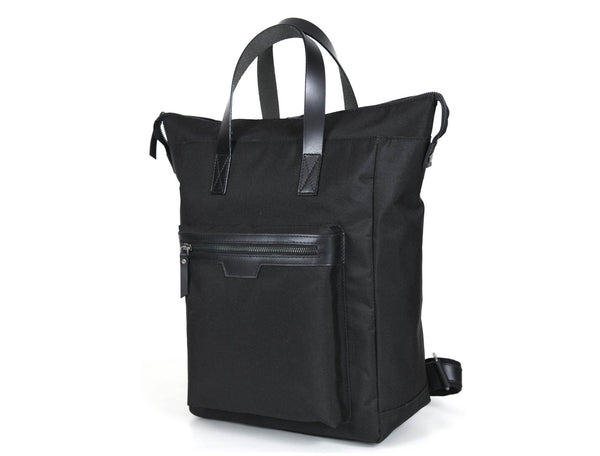 UrbanEdge Leather Tatron Backpack – Black - Aaron Leather Goods