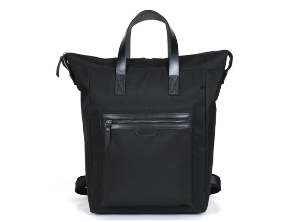 UrbanEdge Leather Tatron Backpack – Black - Aaron Leather Goods