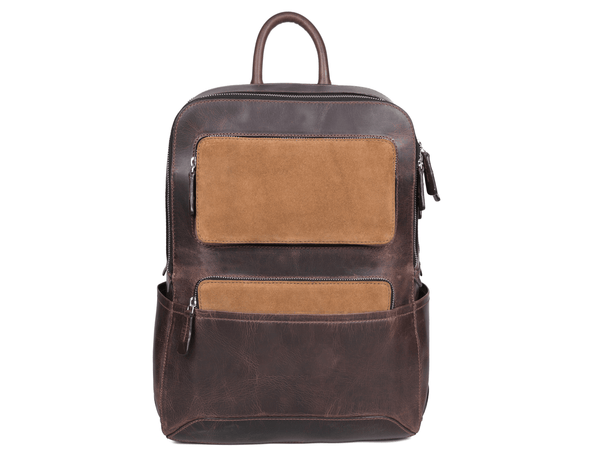 Aaron Leather Goods – Premium Leather and Suede Backpack - Aaron Leather Goods