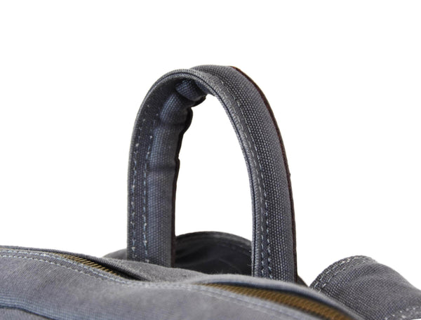 Aaron Leather Goods Canvas & Leather Knife Roll + Travel Backpack Combo - Aaron Leather Goods