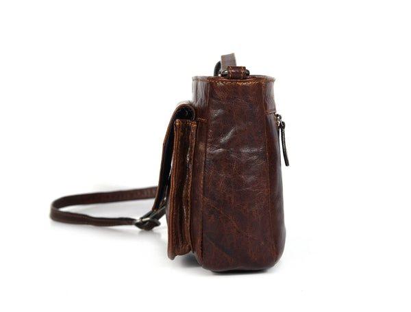 Polaris Leather Ladies Bag - Brown. BUY 1 GET 1 FREE - Aaron Leather Goods