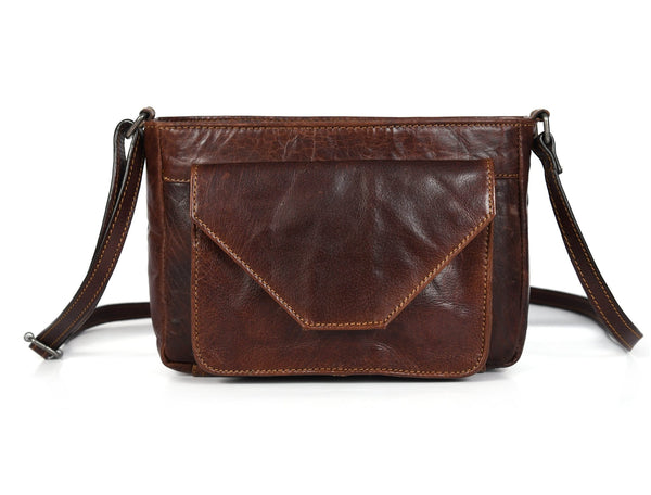 Polaris Leather Ladies Bag - Brown. BUY 1 GET 1 FREE - Aaron Leather Goods