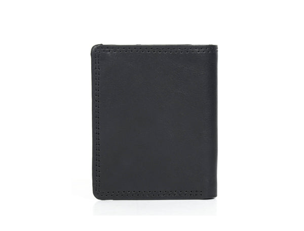 Toledo Leather Tri - fold Mens Wallet - Caramel - Aaron Leather Goods