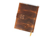 Rustic Leather Journal Notebook – Refillable Diary 5x7 & 6x8 Inches - Aaron Leather Goods