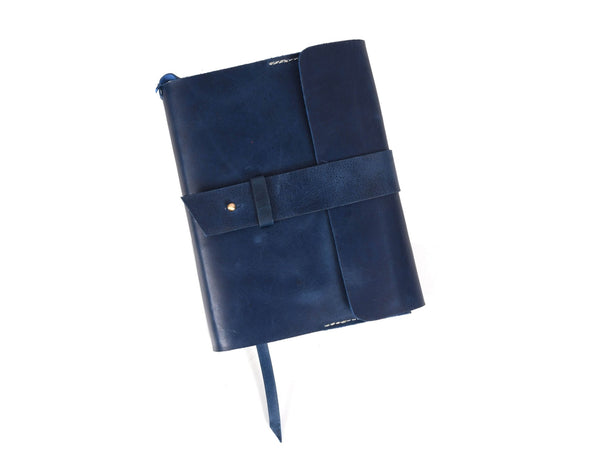 Rustic Leather Journal Notebook – Refillable Diary 5x7 & 6x8 Inches - Aaron Leather Goods