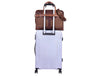 Aaron Leather Goods Premium Leather and Canvas Office Bag - Aaron Leather Goods