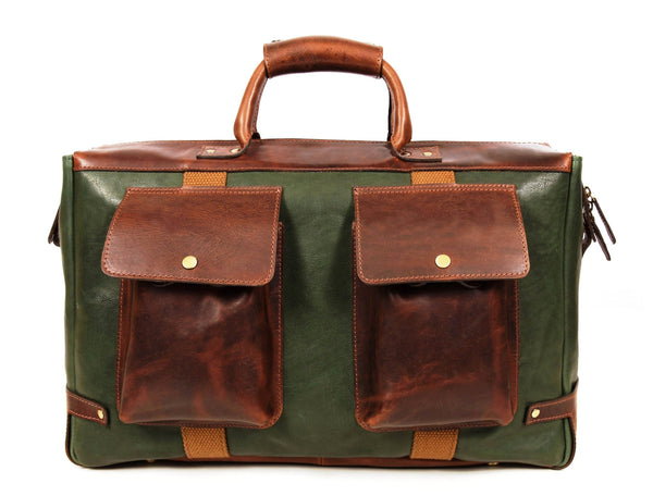 Leather Travel Bag - Aaron Leather Goods