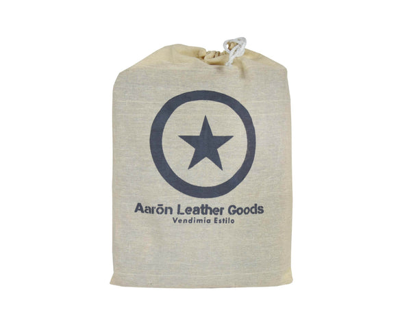 Omaha Leather Toiletry Bag - Walnut Brown - Aaron Leather Goods