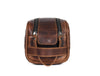 Quilted Leather Portfolio & Toiletry Bag Combo - Aaron Leather Goods