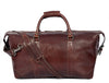 Leather Travel Bag - Walnut Brown - Aaron Leather Goods
