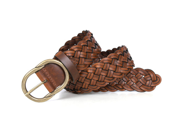 Leather Webbing Belt - WBLT - 590 - Aaron Leather Goods