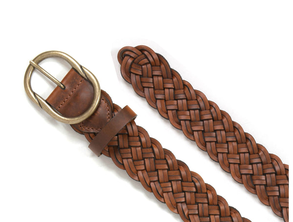 Leather Webbing Belt - WBLT - 590 - Aaron Leather Goods
