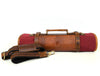 Marchena Canvas Knife Roll - Raspberry - Aaron Leather Goods