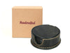 Ronda Leather Coaster - Pine Green - Aaron Leather Goods