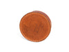 Cannes Leather Coaster - Pecan Brown - Aaron Leather Goods