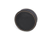 Ronda Leather Coaster - Raven Black - Aaron Leather Goods