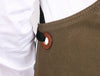 Turin Waxed Canvas Apron - Pickle Green - Aaron Leather Goods