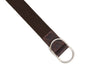 Paso Canvas Belt with D - ring - Green - Aaron Leather Goods