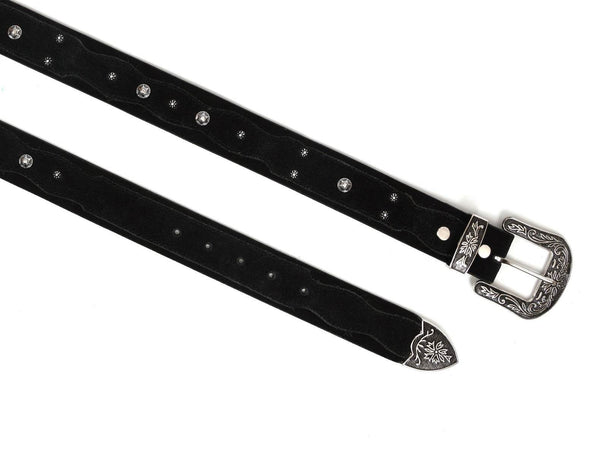 Nome Leather Belt - Black - Aaron Leather Goods